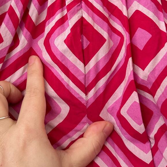 Eliza Christoph Njeri Geometric Poplin Skirt - Picture 11 of 12